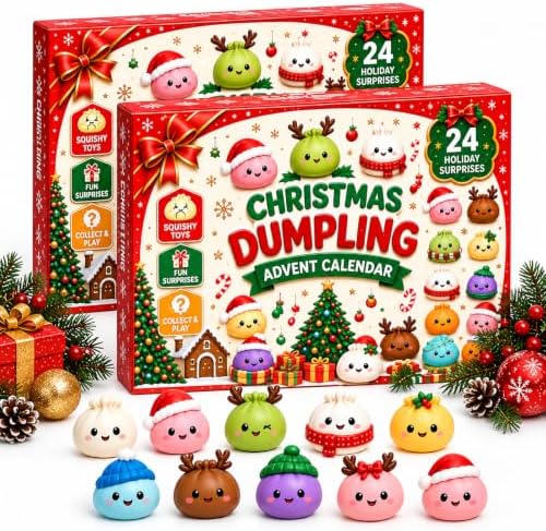 Christmas Squishies Advent Calendar 2026 Countdown for Adults