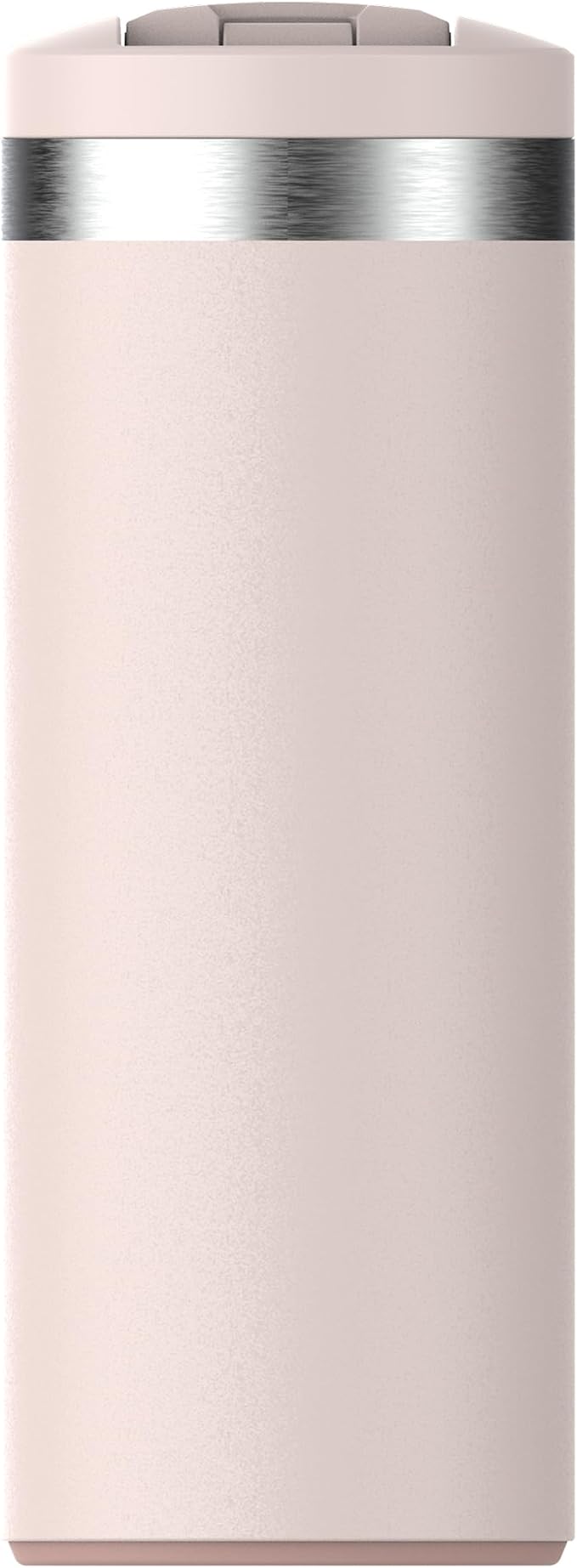 STANLEY 1913 Transit Flip Top Mug 0.35L - Rose Quartz | Keeps 4 Hours Hot - 6 Hours Cold - Leakproof - Dishwasher Safe - Car Cup Holder Compatible