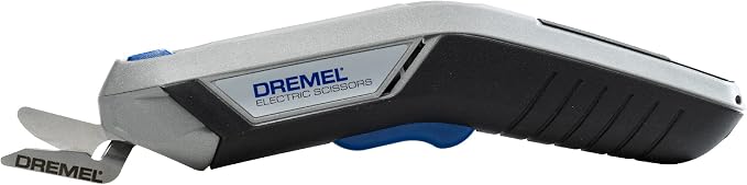 Dremel 4V Cordless Electric Scissors with USB Rechargeable Battery and Two Blade Attachments - Ideal for Cutting Cardboard, Fabric, and Paper, HSSC-01