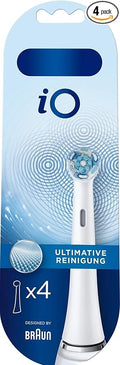 HEALTH AZ+ Oral B IO Ultimate Clean Toothbrush Head WHITE 4 Count