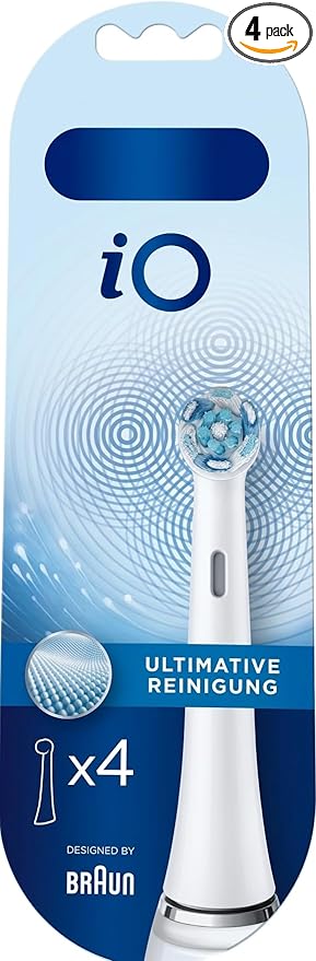 HEALTH AZ+ Oral B IO Ultimate Clean Toothbrush Head WHITE 4 Count