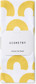 GEOMETRY Kitchen Tea Towels - Quick Dry Microfiber Dish Towels for Kitchen Sunny Hills, 18" x 30" 1 Pack