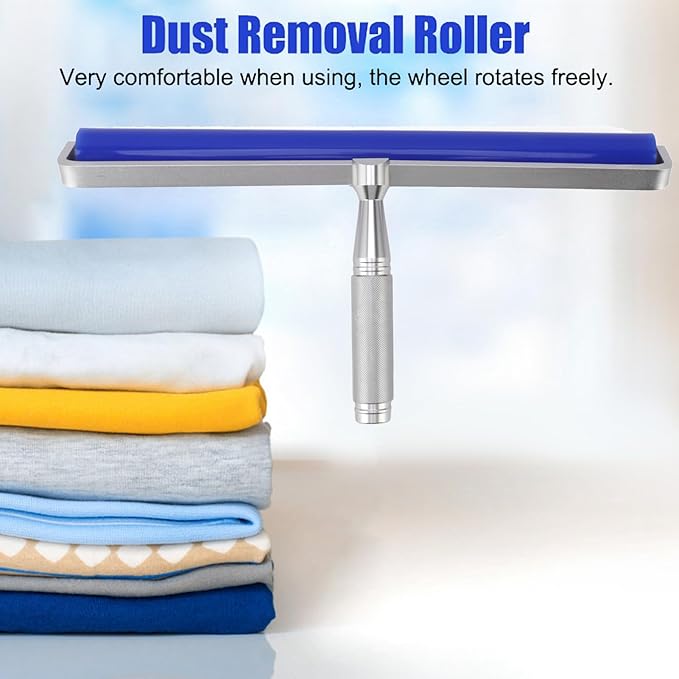 Sticky Rubber Roller, Silicone Screen Film Roller, Manual Cleaning Roller for LCD Screen, Washable Reusable, Dust Remover (40.5cm / 16in)