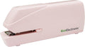EcoElectronix Portable Automatic Electric Stapler Pro - 30 Sheet Capacity, Quiet Operation, Jam-Free and Easy Reload - AC Adapter/Battery Powered (Pink)