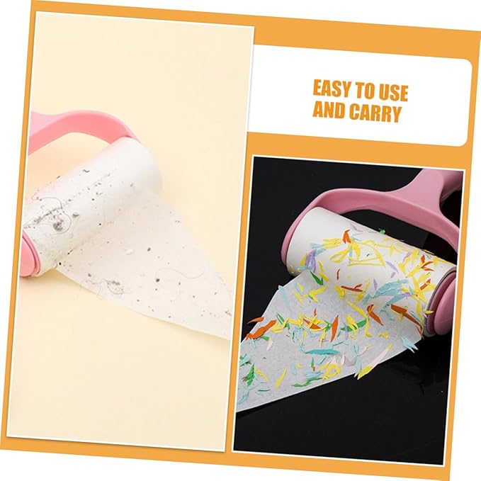16pcs Refillable Lint Roller Set Multi-Function Sticky Roller for PET and Lint on Clothes Couch and Carpet Convenient Household Cleaning Tool