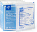 Medline Bulkee Sterile Diagonal Super Fluff Sponge, 6" x 6.75", 480 Count | Soft And Highly Absorbent Sponges Designed For Wound Care, Cleansing, And Packing With Reliable Fluid Management