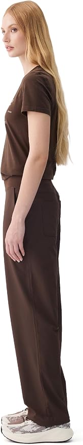 LOLË Momentum Women's Wide Leg Tech Trousers, Cargo Pocket | Brushed nylon stretch, cinch-or-flow openings, knit waistband, hidden phone stash, water-repellent, UPF50+ protection