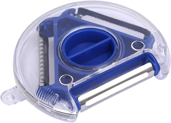 Fruit and Vegetable Peeler - Stainless Steel Grater and Kitchen Tool(Blue)