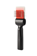 FlexIt® Red/Silver Firm Flex Mat Zapper Dog Grooming Brush – Undercoating Combo (Single)