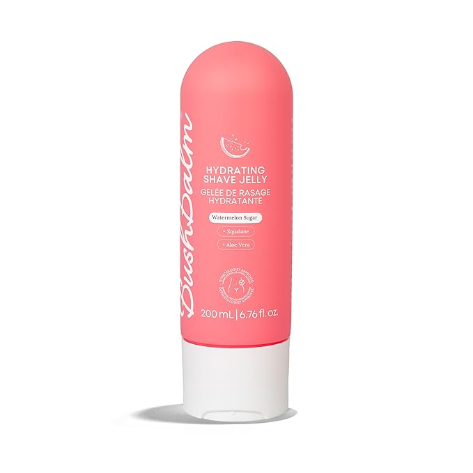 Bushbalm Hydrating Shave Jelly – Premium Soothing Shaving Gel for Women - Squalane and Aloe Vera, Helps With Post Shave Redness – 200ml Watermelon Sugar