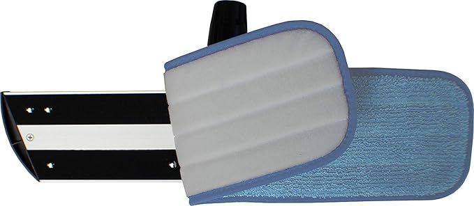 18" Microfiber Mop Pads - Hook and Loop, Washable, Wet/Dry : 12 Pack