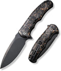 CIVIVI Praxis Full-size Folding Pocket Knife, 3.75" Blade C803I | Smooth Action, Comfortable Grip, Liner Lock, Deep Carry Reversible Clip for EDC
