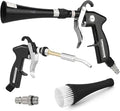 Tornado Car Cleaning Gun with 2 Set Nozzle, Air Blower Gun for Car Detailing with Brush, High Pressure Dry Cleaning Gun Quickly Blasts Dust & Dirt Works with Air Compressor