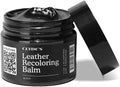 Clyde's™ Leather Company Leather Recoloring Balm – Color Restore & Scratch Repair Kit for Faded Leather Furniture, Car Seats, Sofa & Vinyl | 23 Colors | Non-Toxic Dye
