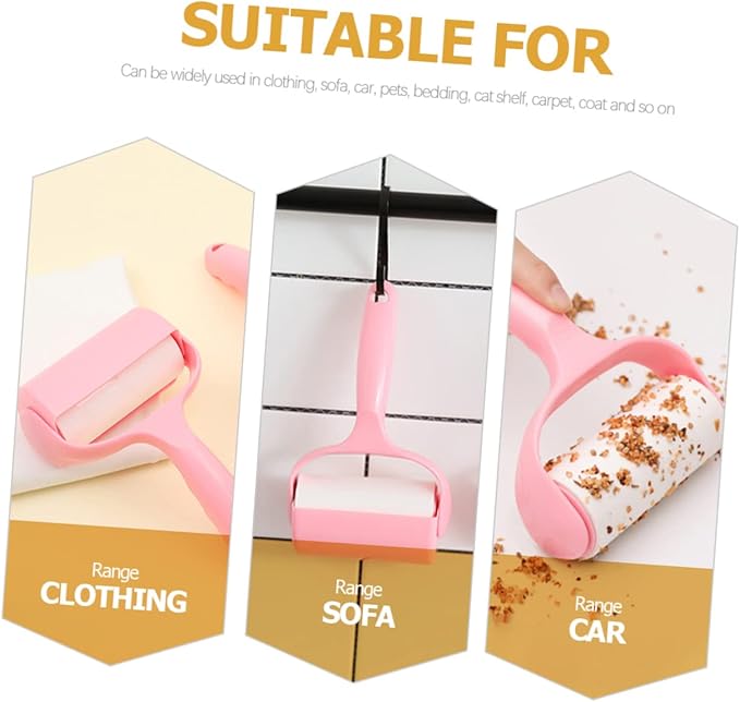 12pcs Portable Lint Roller Convenient Hair Remover for Clothing Furniture and Pets Easy to Use Compact Design for Home and Travel