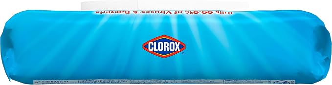 Clorox Disinfecting Cleaning Wipes Flex Pack, Bleach Free, Crisp Lemon, 75 Count (Pack of 2)