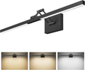 VONLUCE 30" LED Bathroom Vanity Light, 3CCT Modern LED Vanity Lights with 360° Rotatable Head & Swing Arm, 11.4W Bathroom Light Fixture Over Mirror, LED Lights for Bathroom Bedroom, Matte Black