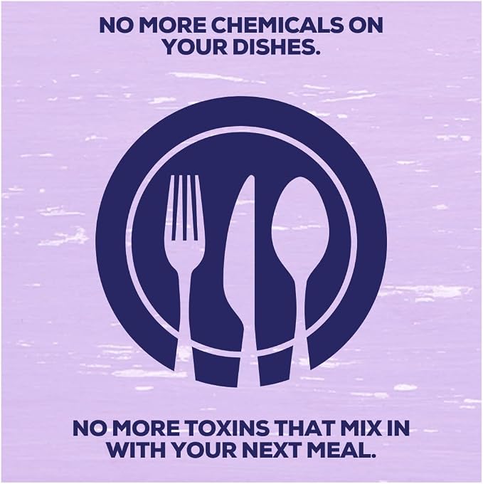 Yaya Maria's Natural Liquid Dish Soap, Only 6 Ingredients, 100% Nontoxic, Compare to Any Other Dish Soap, 3-Pack (Lavender)