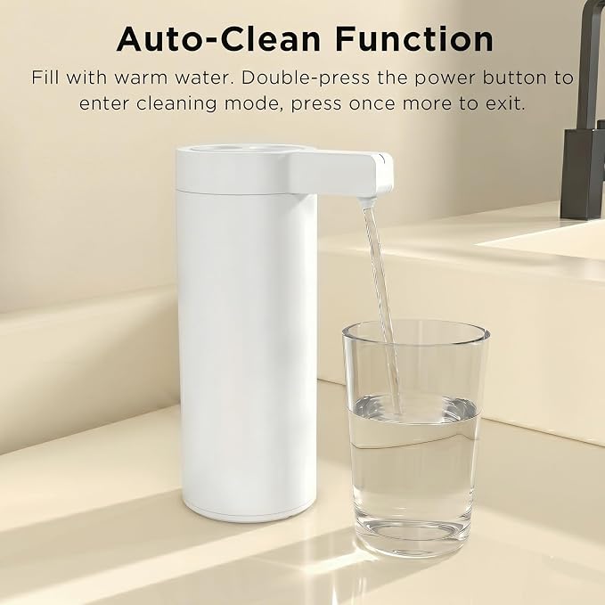 Touchless Automatic Soap Dispenser – 3 Adjustable Dispensing Modes, Fast Sensor, USB Rechargeable Soap Dispenser for Kitchen & Bathroom, Stainless Steel, White