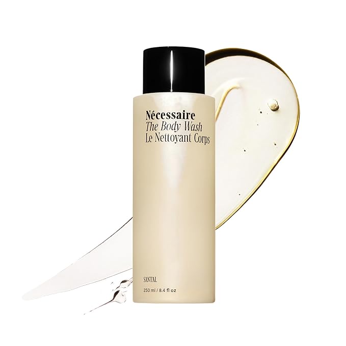 Nécessaire The Body Wash Santal - Multi-Oil Shower Gel Body Wash for Women + Men. Non-Comedogenic + Hypoallergenic for Sensitive Skin with Niacinamide. 8.4 fl oz.