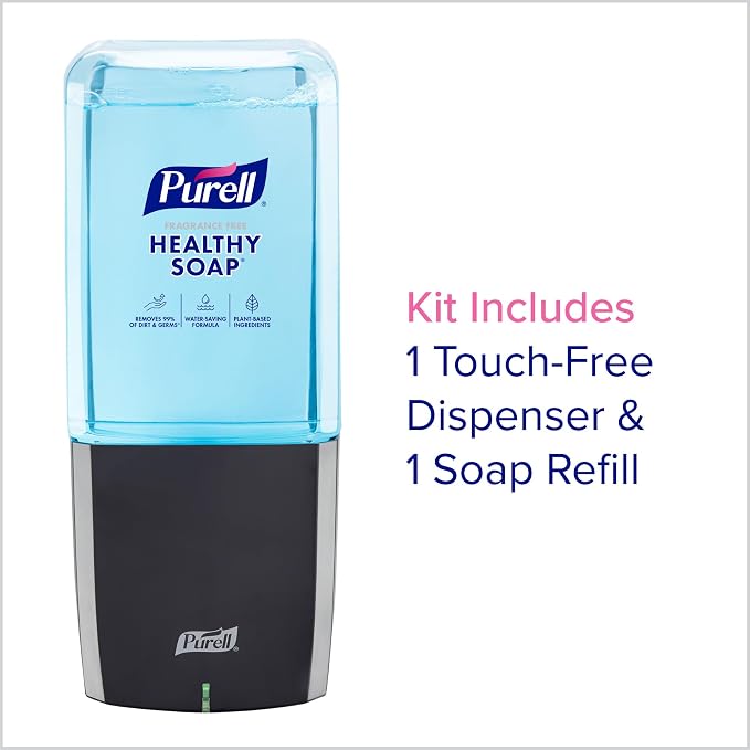 Purell ES10 Hand Soap Kit, Auto Dispenser + 1200 mL Foam Refill - 8372-1G