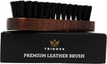 TriNova Leather Brush for Cleaning Upholstery, Cleaner car Interior, Furniture, Couch, Sofa, Boots, Shoes, Premium Quality- 50 Count