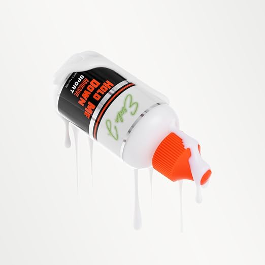 Ericka J. Hold Me Down Adhesive Sport (Ain’t No Other™) - Peach Flavored Waterproof Lace Wig Glue for Strong Hold, Quick Drying, Sweat & Water Resistant – Sensitive Skin Friendly-60g/ 2.1 oz