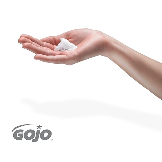 GOJO FMX-12 Luxury Foam Handwash, Cranberry Scent, EcoLogo Certified, 1250 mL Foam Soap Refill for Push-Style Dispenser (Pack of 4) - 5161-04
