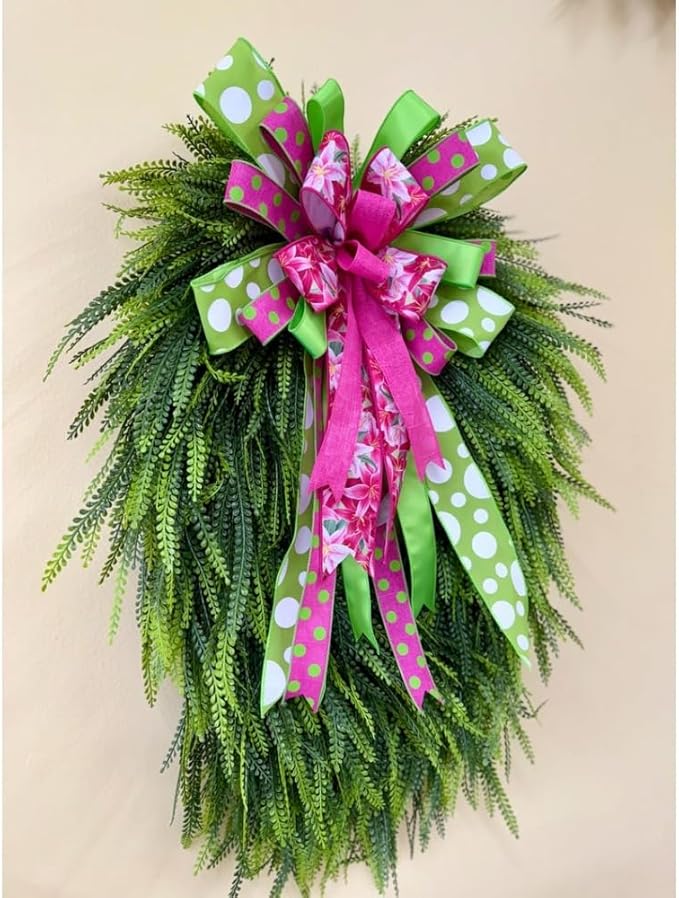 Bead Grass Wreath, Spring Wreath, Everyday Wreath, Year Round Wreath, Gifts for Mom Her, Gift Ideas New Home Engagement, Door Hanger