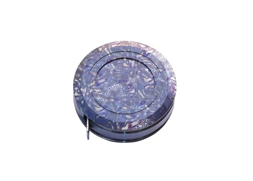 TEC Accessories Ti-Tape Titanium Retractable Tape Measure - Special Edition - Blue - 3 Foot User-Replaceable Tape - Pocket Size - Imperial and Metric - Keychain Clip - Lightweight - Everyday Carry