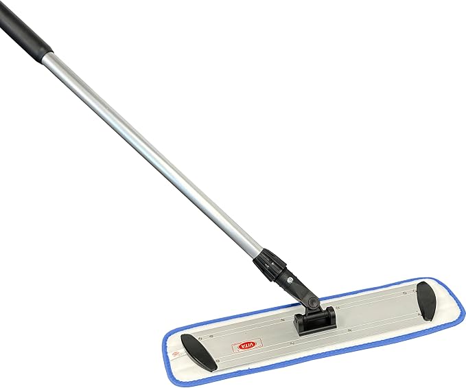 18" Microfiber Mop Pads - Hook and Loop, Washable, Wet/Dry : 12 Pack