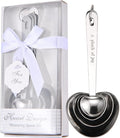 30 pieces pack heart-shaped measuring spoon set suitable for wedding birthday party bridal shower gift, baby shower decoration souvenir individual gift packaging