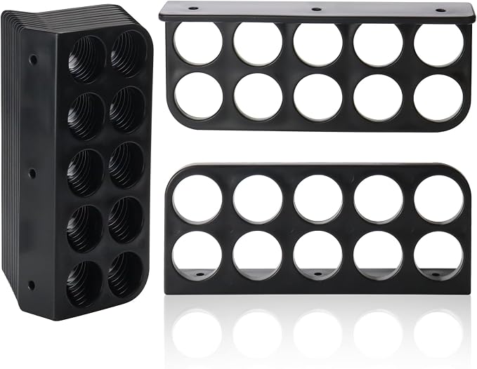 12Pack Cable Chase Wire Bracket,Cable Chase Bracket Support Organizer for NMB,Wire Stackers Keep Electrical Cord Tidy Clean&Save Time Space Labor,1" with 10-Hole Design