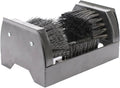 Golf Shoe Cleaner With Stand Portable Shoe Brush Station Metal Frame Nylon Bristles Hard Base Scrubs Soles And Sides suitable for golf course entryways club facilities practice areas