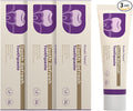 Tooth Refresh Toothpaste, Fluoride-Free, 3 Pack | Hydroxyapatite Toothpaste, Whitening & Stain Remover for Tea, Oral Care Toothpaste