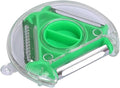 Fruit and Vegetable Peeler - Stainless Steel Grater and Kitchen Tool(Green)