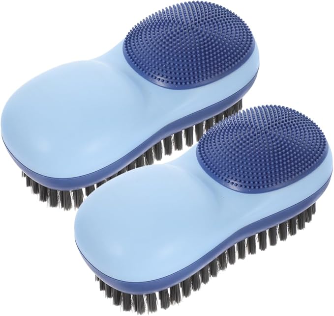 Healeved 8pcs Laundry Brush Soft Bristles Multifunctional Brush for Clothes Shoes Bathing Home Cleaning