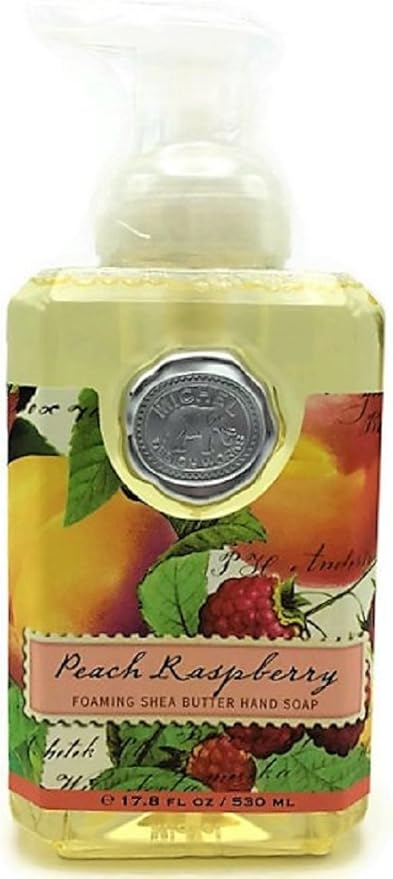 Michel Design Works Peach Raspberry Foaming Shea Butter Hand Soap 17.8 Fl Oz