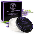 Castle Forbes Lavender Shaving Cream For Men, 6.8 fl.oz. | Moisturizing Smooth Shave Lather w/Esseantial Oils | Protects Sensitive Skin From Razor Burn & Irritation | Luxury Grooming & Beard Care