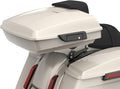 Advanblack Road Glide Tour Trunk Pack White Sand Pearl Razor Tour Trunk Pack Backrest Pad for '97-'25 Harley Touring Road King Street Glide Electra Glide CVO models