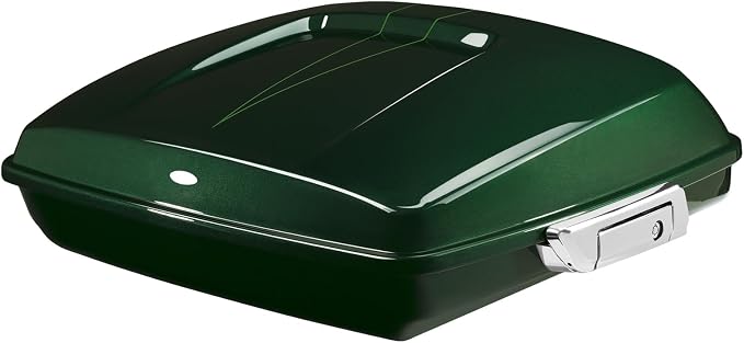 5.5" Razor Motorcycle Trunk W/Latch Key Fit For Harley 2014-2025 Touring CVO Road King Street Glide Electra Glide Ultra Limited Pack Deep Jade Pearl
