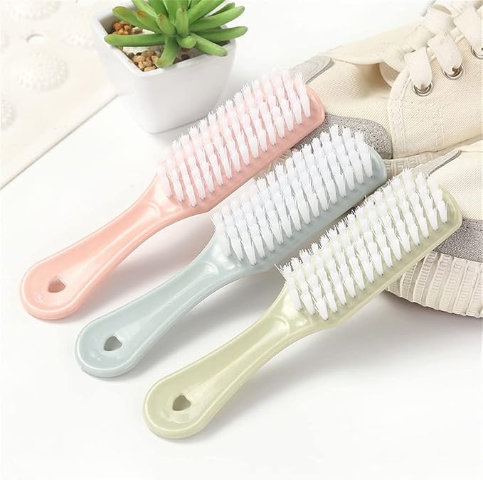 Plain Plastic Brush Tool Laundry Shoe Cleaning Soft Hair Washing Clothing Brushing(Gray)