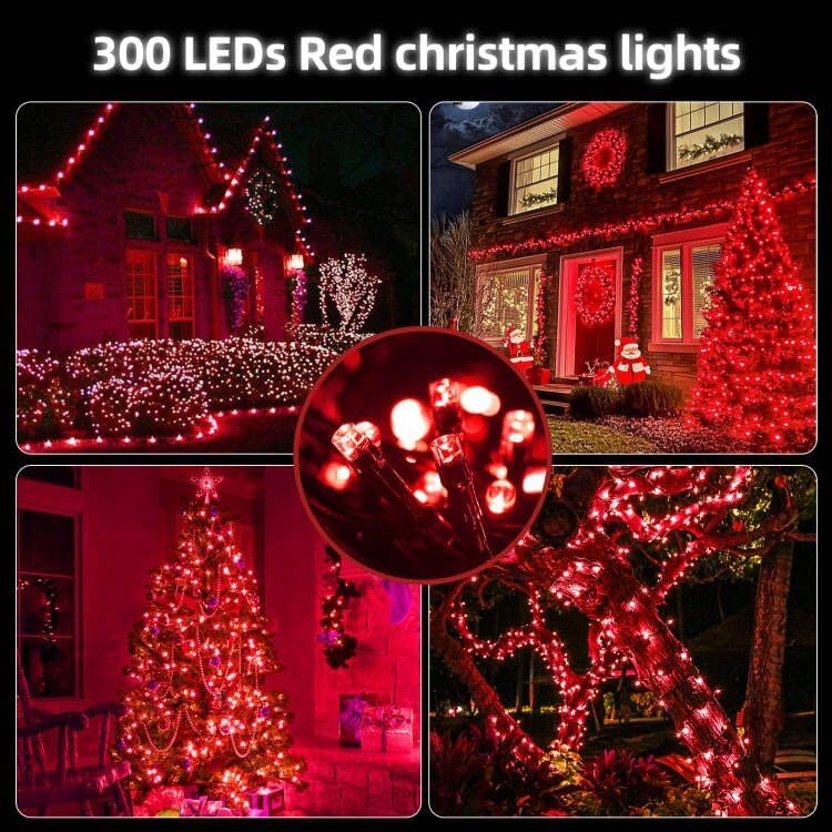 MZD8391 105FT 300LED Christmas Light Outdoor Indoor,Christmas Tree Light