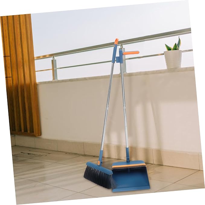Hand Broom for Floor Cleaning Dustpan and Brush Set Home Cleaning Assistants Easy to Carry Style