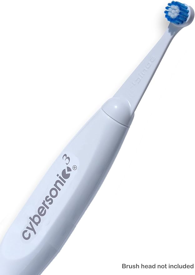 Cybersonic 3 Electric Toothbrush Replacement Power Handle, Includes One Handle, Compatible with All Cybersonic Charging Bases