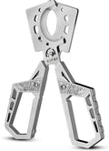 XIFEI Cigar Cutter, Stainless Steel Double Blade Guillotine Straight Cut Scissors Cutter for Cigars, Hand-Held Cigar Tool and Accessory Gift for Men (Silver)