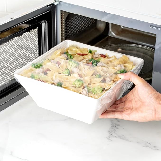 Restaurantware Basic Nature 18" x 2000' Food Wrap 1 Microwavable Cling Wrap - With Built-in Slide Cutter Freezable Clear Plastic Kitchen Food Wrap Durable For Restaurant Cafes And Delis