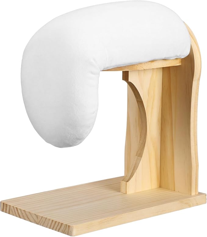 Novabright Sleeve Shoulder Ironing Board Tailor's Shoulder Ironing Board Padded Chest Cotton Cover Shoulders Pressing Boards with Sturdy Pine Wood Base Iron Pad for Tail or Dress Form Tailoring Studio