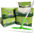80/200Counts, Disposable Electrostatic Dust Mop Pads, Wet Dry Use Floor Cleaning Cloths for Home, Ideal for Living Room, Bedroom, Bathroom, Hardwood Floor & Carpet Cleaning. (200Counts(4boxes))