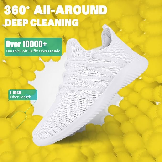 Shoe Washing Machine Bag 4 Pack, Shoes Washer Bags Durable Laundry Shoe Bag for Washer and Dryer, Reusable Shoe Cleaning Bags, Sneaker Washing Machine Bag, Yellow